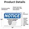 Signmission Testing In Progress Do Not Disturb Contact, 14 in W x Rectangle, Vinyl Decal OS-2PACK-NS-D-1014-L-18545 - alternate 6
